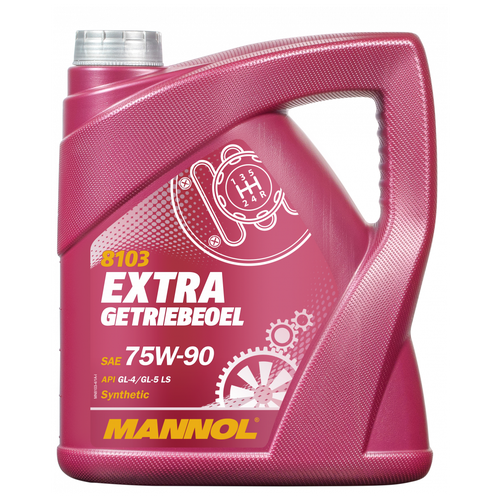 Масло трансмиссионное Mannol Extra Getriebeoel, 75W-90, 4 л