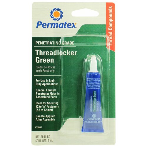 Фиксатор резьбовых соединений слабой фиксации разъемный PERMATEX Threadlocker