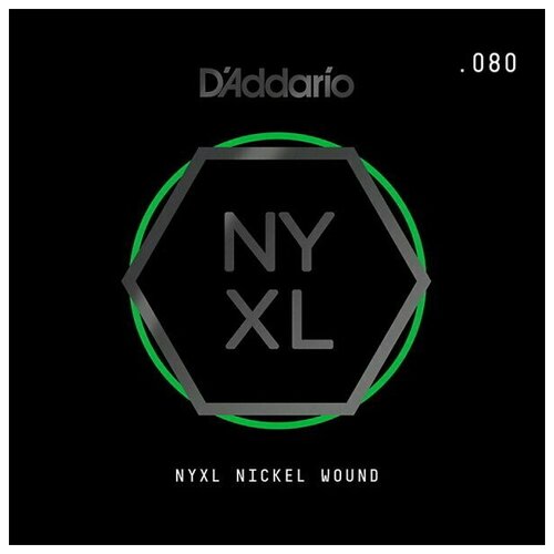 D'ADDARIO NYNW080 одиночная струна для электрогитары