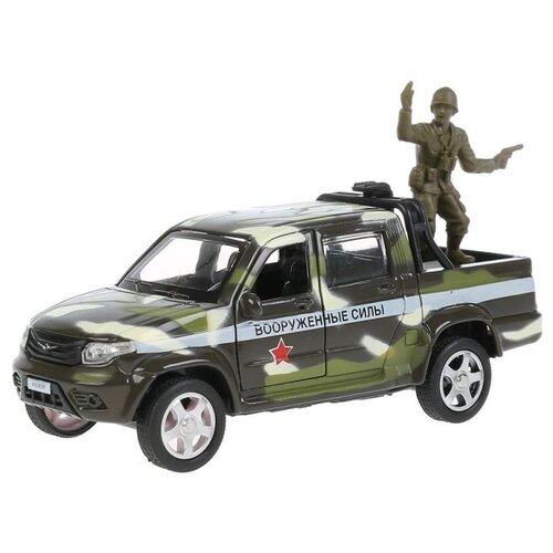 Машинка Технопарк UAZ PICKUP Камуфляж 12 см