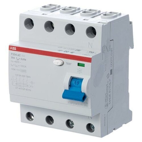 ABB 2CSF204001R1250 Выкл. диф. тока 4мод. F204