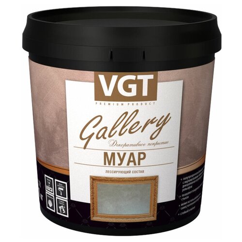 Состав лессирующий декоративный VGT Gallery Муар (0,9кг) bla