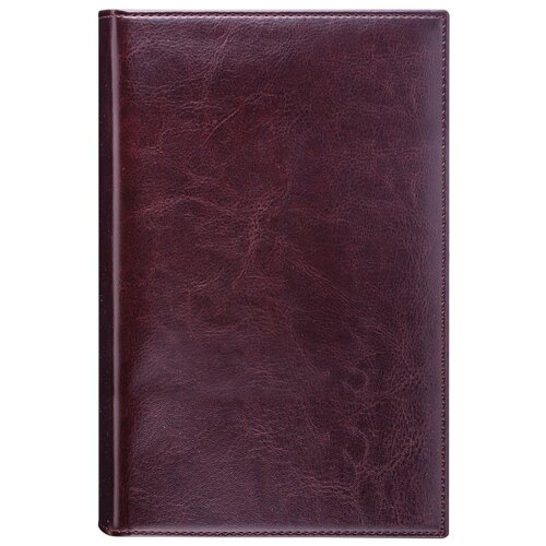 Телефонная книга BRAUBERG Imperial, искусственная кожа, А5, 96 листов, темно-коричневый