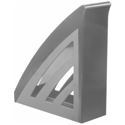 Лоток вертикальный для бумаги BRAUBERG Office style 237279/237280/237281/237283/237282 серый