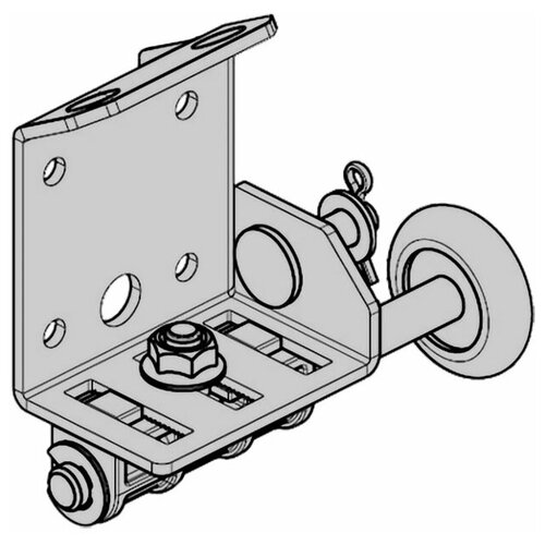 ALUTECH Кронштейн роликовый нижний правый, RBT-100R, 4012323