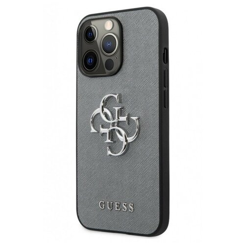 Чехол CG Mobile Guess PU Saffiano 4G Big metal logo Hard для iPhone 13 Pro,