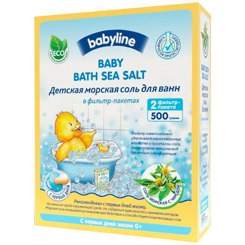 Соль BABYLINE Для ванны с чередой 500 г