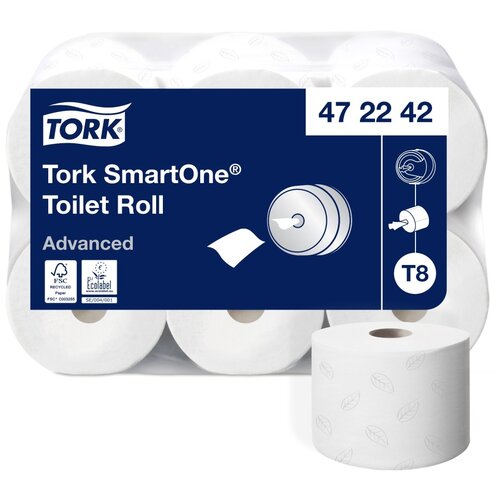 Туалетная бумага TORK SmartOne advanced 472242 6 рул.,