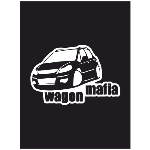 Наклейка на авто Wagon mafia - Вагон мафия №5 17х11