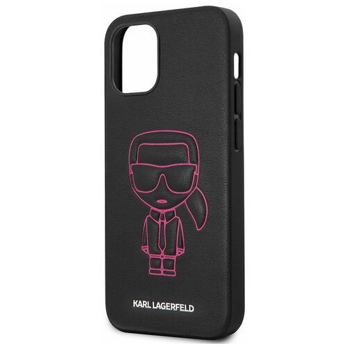 Чехол Lagerfeld для iPhone 12 mini (5.4) PU Ikonik outlines 