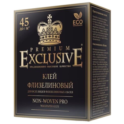 Клей для обоев Клей для флизелиновых обоев Exclusive Флизелиновый Non Woven Pro 7 л 0.25