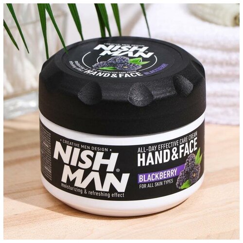 Ежевичный крем для лица и рук NISHMAN HAND & FACE CREAM, 300