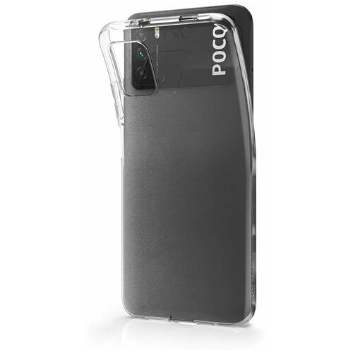 Силиконовый чехол для Xiaomi POCO M3 прозрачный Premium (Сяо