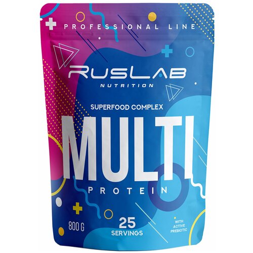 Спортивное питание  Яндекс Маркет Многокомпонентный протеин MULTI PROTEIN, белковый коктейль для похудения (800 гр), вкус