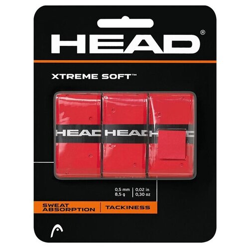 Аксессуары Обмотка для ручки Head Overgrip XtremeSoft x3 Red 285104- RD