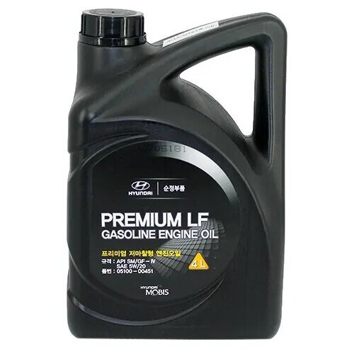 Масло моторное Premium LF Gasoline 5W20 SM/GF-4 синт (4л)