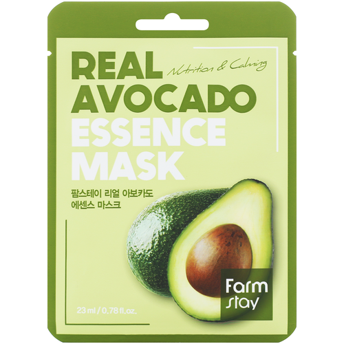 Farmstay Real Avocado Essence Mask маска с экстрактом авокадо, 23 мл