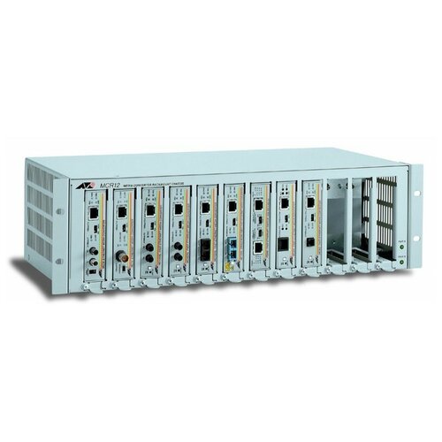 Конвертеры интерфейсов и скоростей Шасси Allied Telesis (AT-MCR12) 12slot media converter rackm