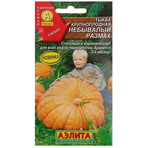 Семена Тыква крупноплодная Небывалый размах, 2