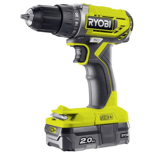  Аккумуляторная дрель-шуруповерт RYOBI R18DD2-120S