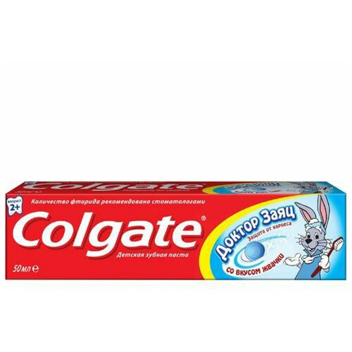  Детская зубная паста Colgate «Доктор Заяц» со вкусом жвачки 66