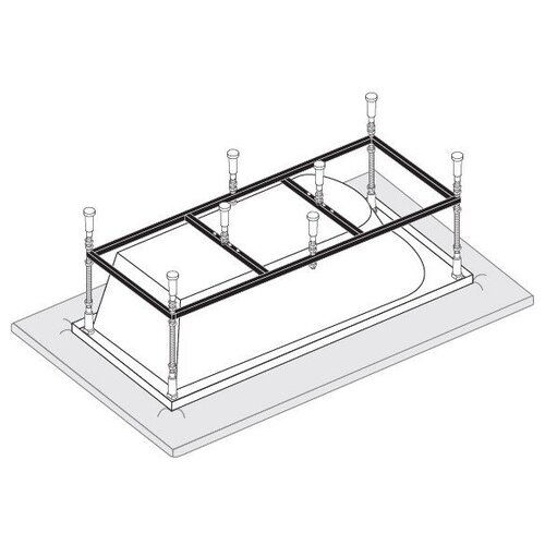 Каркас к прямоугольным ваннам VAGNERPLAST 170x70