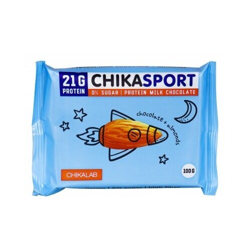  Шоколад Chikasport Protein Chocolate, Milk Chocolate / 100 г