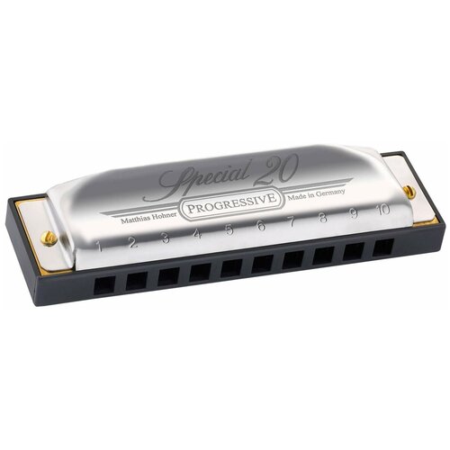 Губная гармошка Hohner Special 20 560/20 (M560086X) G, черный