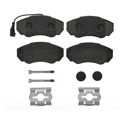 Дисковые тормозные колодки передние brembo P23091 для Citroen Jumper, Fiat