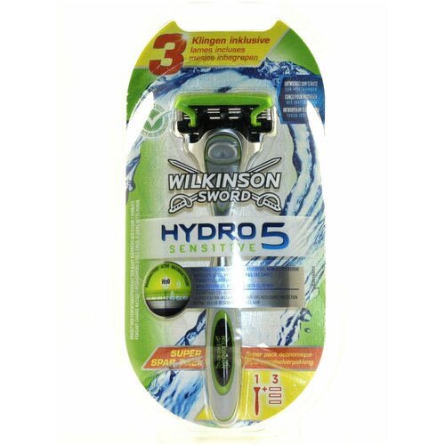 Wilkinson Sword Hydro 5 Sensitiv / Бритвенный станок c 3-мя 