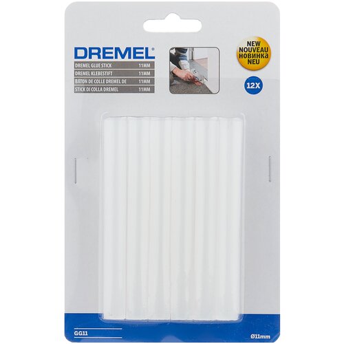 Dremel Клеевые стержни 11х100 мм (GG11), 12 шт