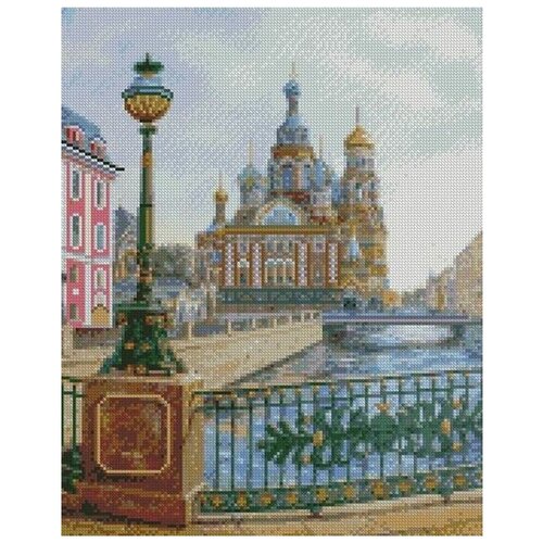 Алмазная мозаика Санкт-Петербург, 40x50 см, Колибри