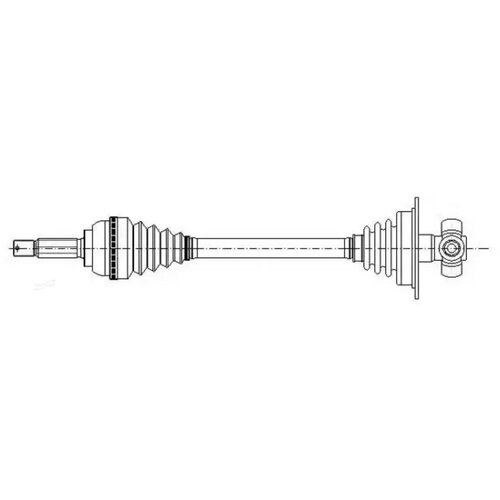 Полуось В Сборе (Привод) Metelli17-0240