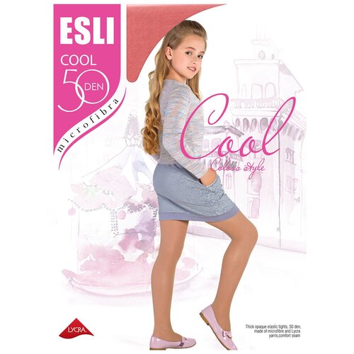 Колготки ESLI, 50 den, размер 116-122, coral