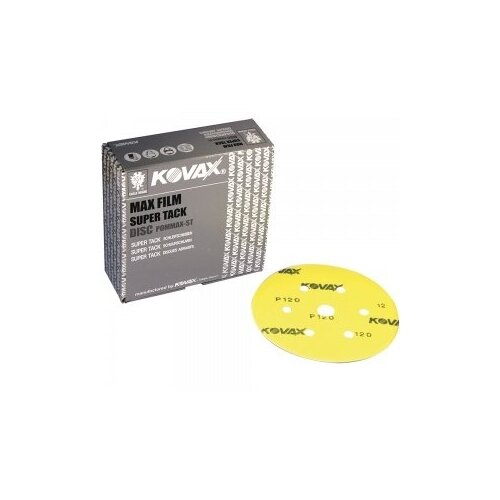 Шлифовальные круги P360 152мм KOVAX Max Film Абразивный круг, с 7 отверстиями