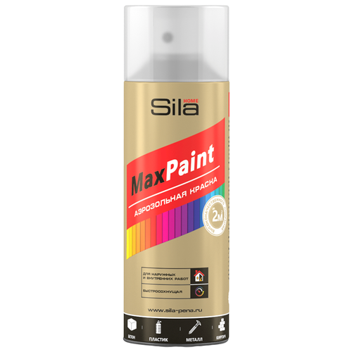 Sila HOME Max Paint, краска аэрозольная, универс., бежевый R