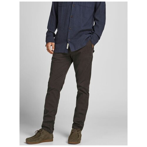 Брюки Jack & Jones, размер 36, black/black coffee