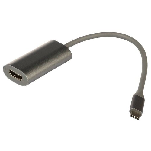 Переходник QUMO Hub СH (HB-0001), Type-C на HDMI, 4k 30Hz, 1080p 60 Hz, 10 cm,