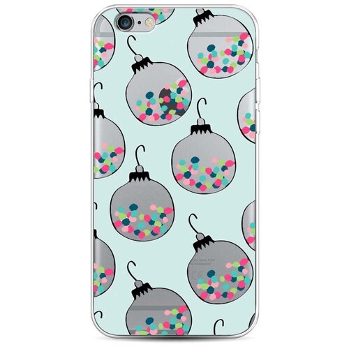 Силиконовый чехол Заснеженная еловая ветка на Apple iPhone