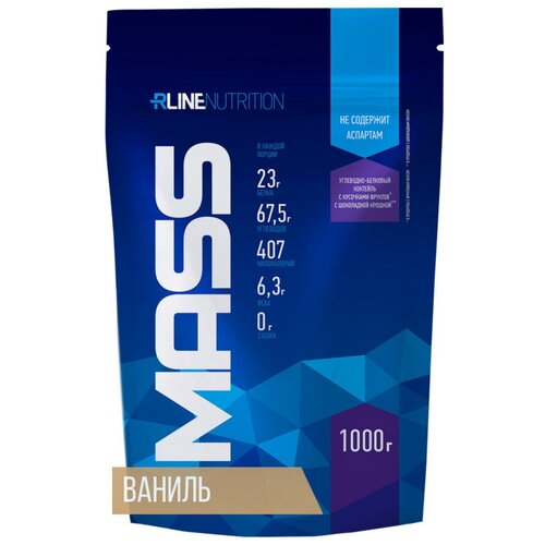 Гейнер RLINESportNutrition Mass, 1000 г,