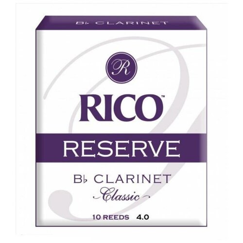 Аксессуары Rico RCT1040 Reserve Classic №4 Трости для кларнета Bb 10 шт