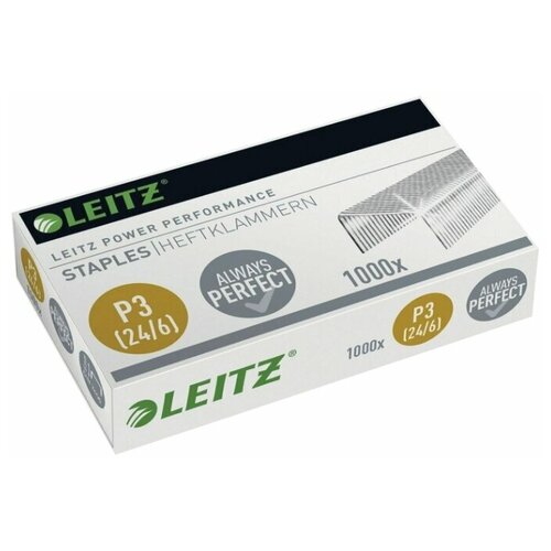  Скобы для степлера LEITZ Power Performance P3 № 24/6, 1000