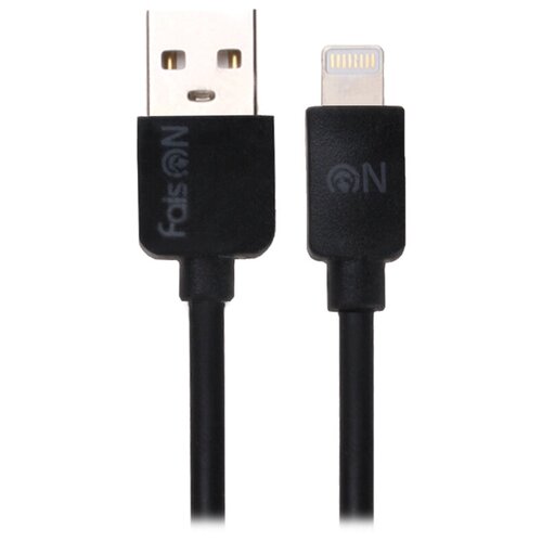 USB кабель - 8 pin FaisON FX1 PRIME, 2.0м, круглый, 2.1A, си