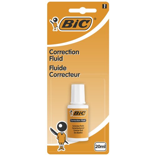 Корректирующая жидкость BIC Correction Fluid, 20 мл, водная 