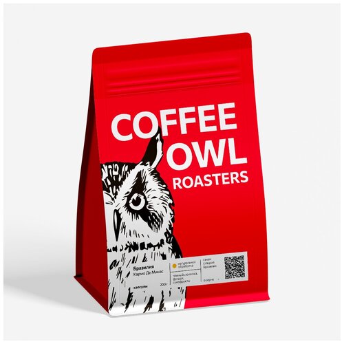 Капсулы для кофемашин Кофе в капсулах жареный Бразилия Кармо де Минас Coffee Owl