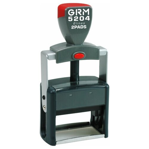 GRM 5204 2Pads металл. оснастка для штампа, 60х29 мм с двойн