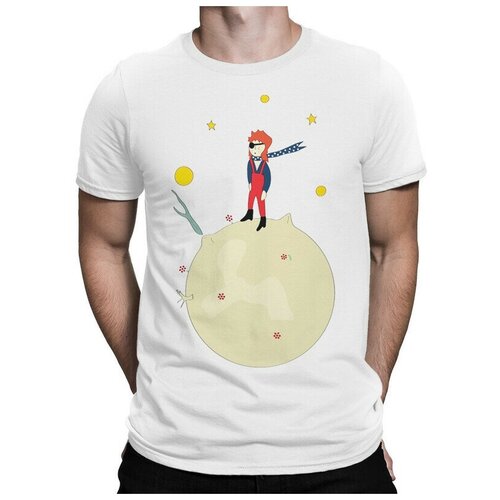 Футболка Dream Shirts Маленький Дэвид Боуи Мужская белая S