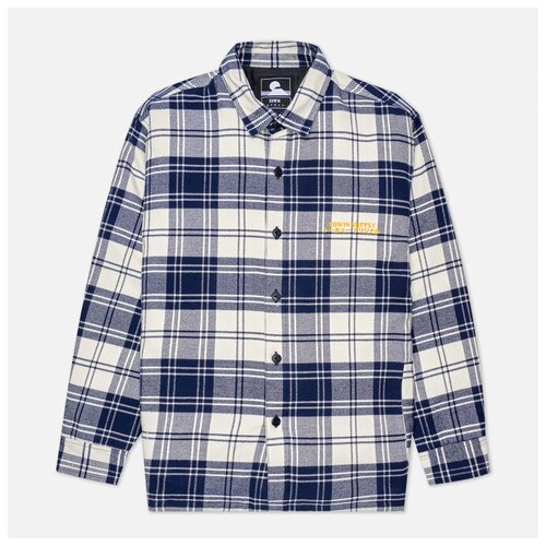 Мужская рубашка Edwin Sven Lined Mid Flannel Brushed синий ,