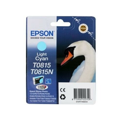 Epson Картридж Epson Original T11154A10 (светло-голубой) (за