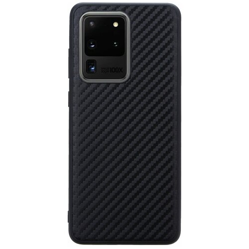 Чехол накладка для Samsung Galaxy S20 Ultra, G-Case Carbon,